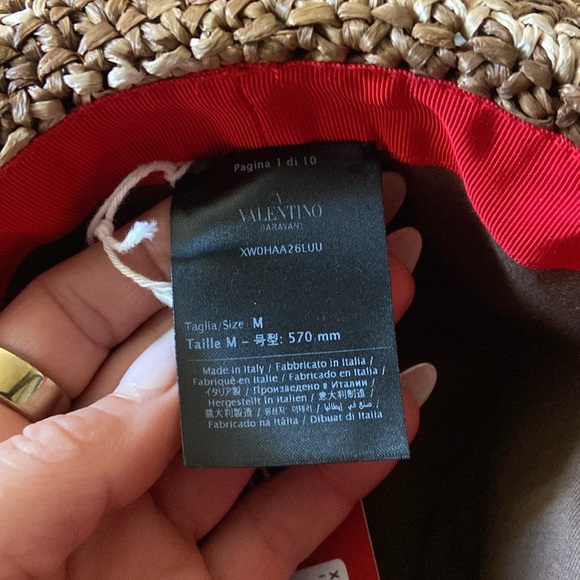 New Valentino Garavani Brown Fedora VLogo Hat Medium with Dust bag & card! - Picture 5 of 7